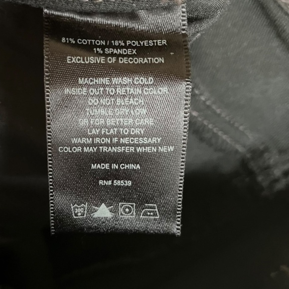 Kut from the Kloth Farrah Baby Bootcut Size 4 Black NWT - Picture 12 of 16